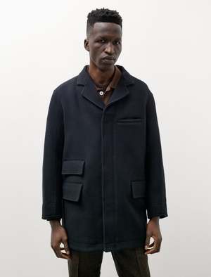 Taiga Takahashi Mens Lot 405 Atelier Coat - Black | Garmentory