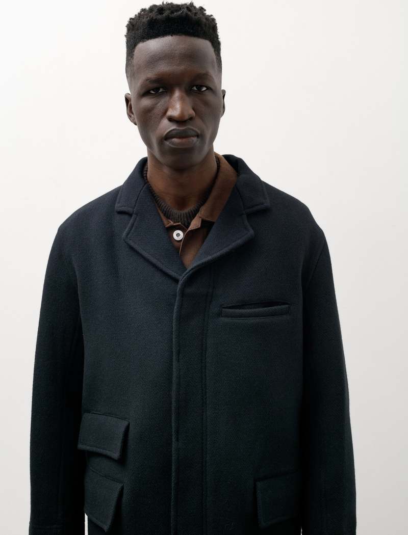 Taiga Takahashi Mens Lot 405 Atelier Coat - Black | Garmentory