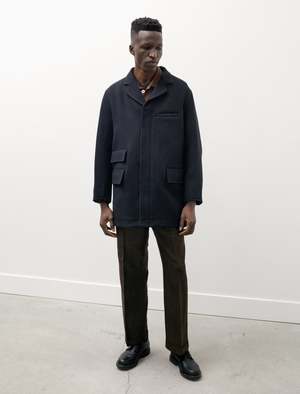 Taiga Takahashi Mens Lot 405 Atelier Coat - Black | Garmentory