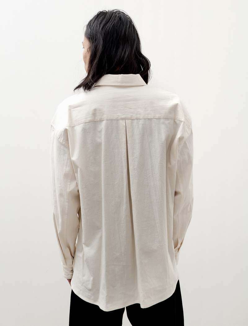Polyploid Mens A Shirt Jacket - Off White | Garmentory