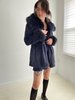 Unknown fuzzy jacket -  navy  - Thumbnail 7