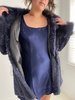 Unknown fuzzy jacket -  navy  - Thumbnail 9