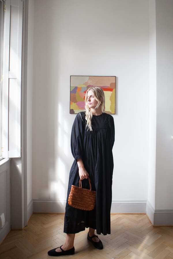 skall studio moonlight silk dress Maxi dress Skall Studio Black size XS International in Cotton