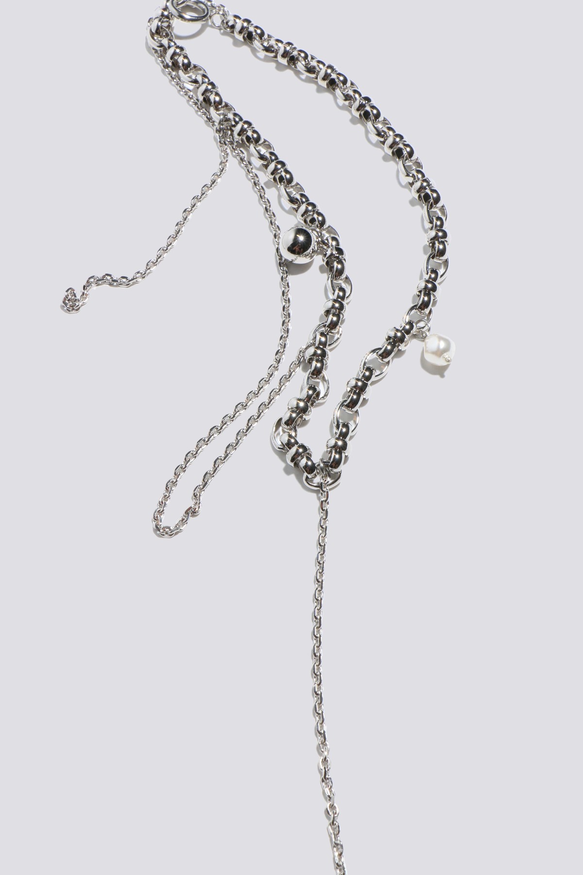 Justine Clenquet Winona Necklace - Off-white crystal pearl