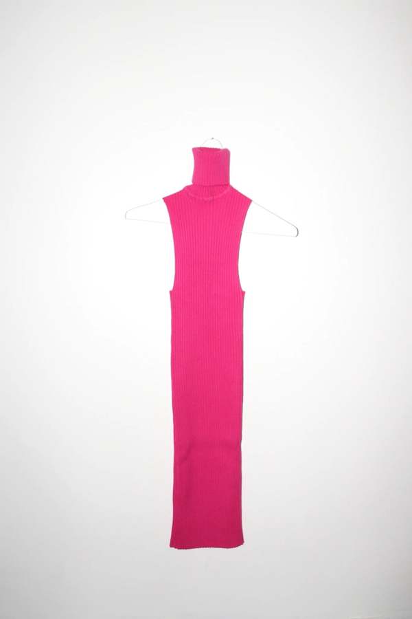 knee length dresses for ladies Beaming Sleeveless Mock Neck Mini Dress Pink– Selfie Leslie main image 1