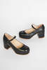 "INTENTIONALLY __________." Mika Platform Mary Jane - Black - Thumbnail 4