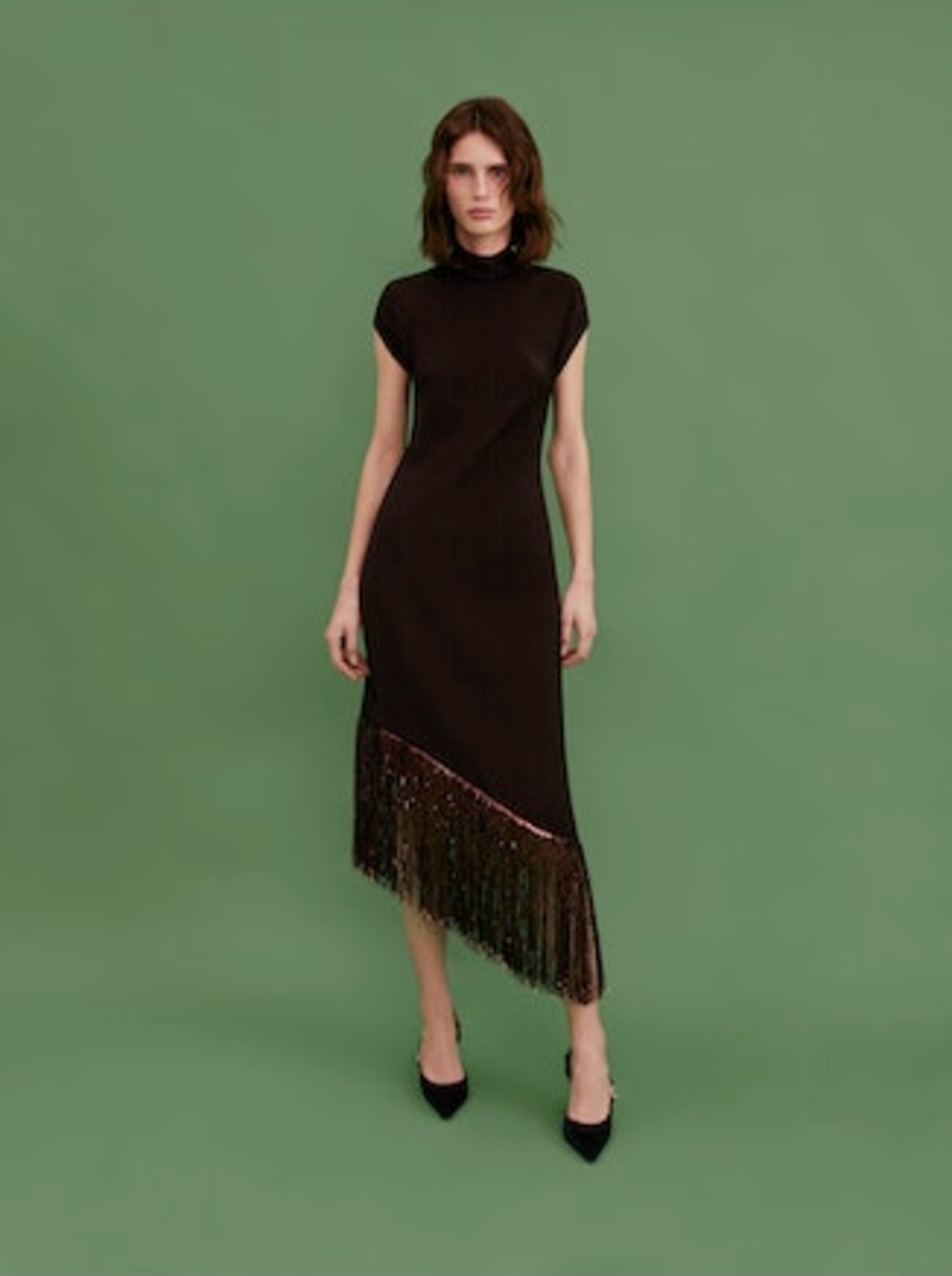 Anna October Midi Dress - Bordeaux | Garmentory