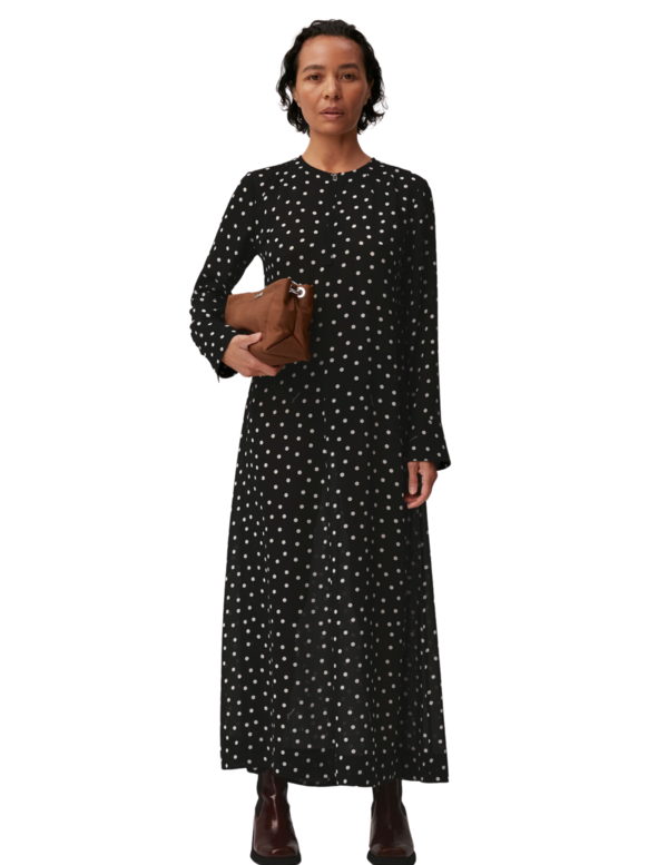 chinese dress ladies WASHED DENIM MAXI DRESS – Lord & Taylor main image 1