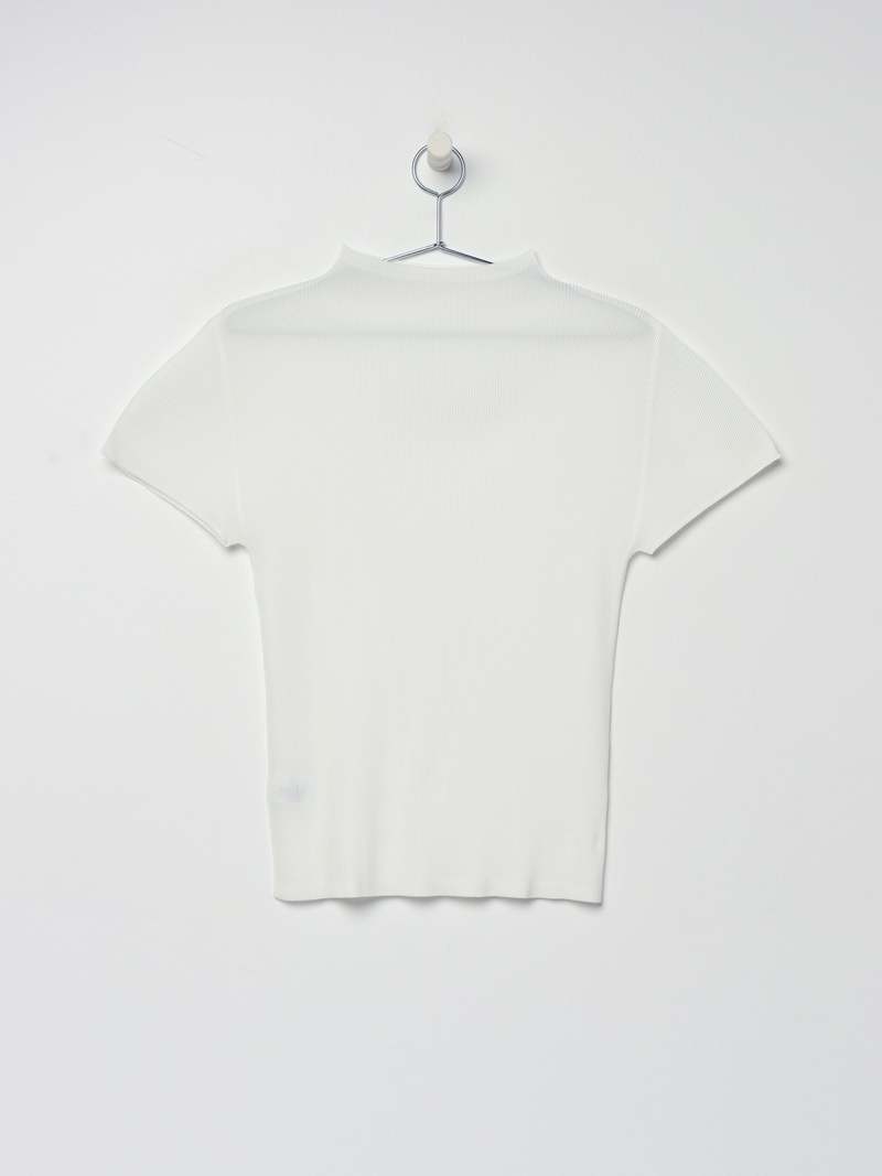 Pleats Please by Issey Miyake Mist Basics Top - White | Garmentory