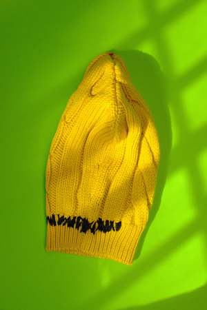 Marni Cable Knit Balaclava - Yellow Wool | Garmentory Marni Cable Knit Balaclava - Yellow Wool | Garmentory