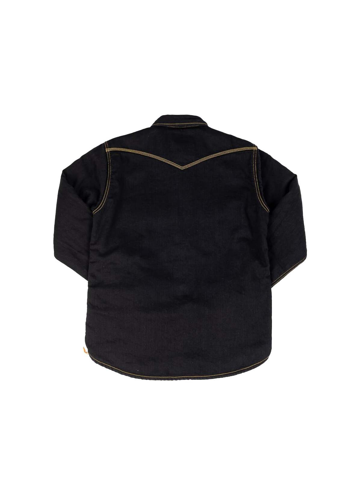 Iron Heart Blanket Lined Denim C.P.O Shirt Black Garmentory