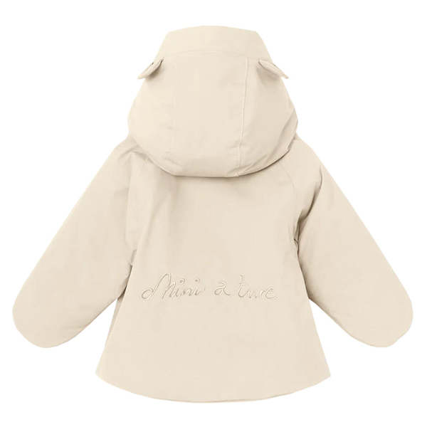 Kids Mini A Ture Yaka Winter Jacket - Angora Cream Kids Mini A Ture Yaka Winter Jacket - Angora Cream