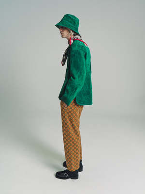 Bode Suede Rickrack Hat バケットハット BODE Suede Rickrack Hat - Green | Garmentory