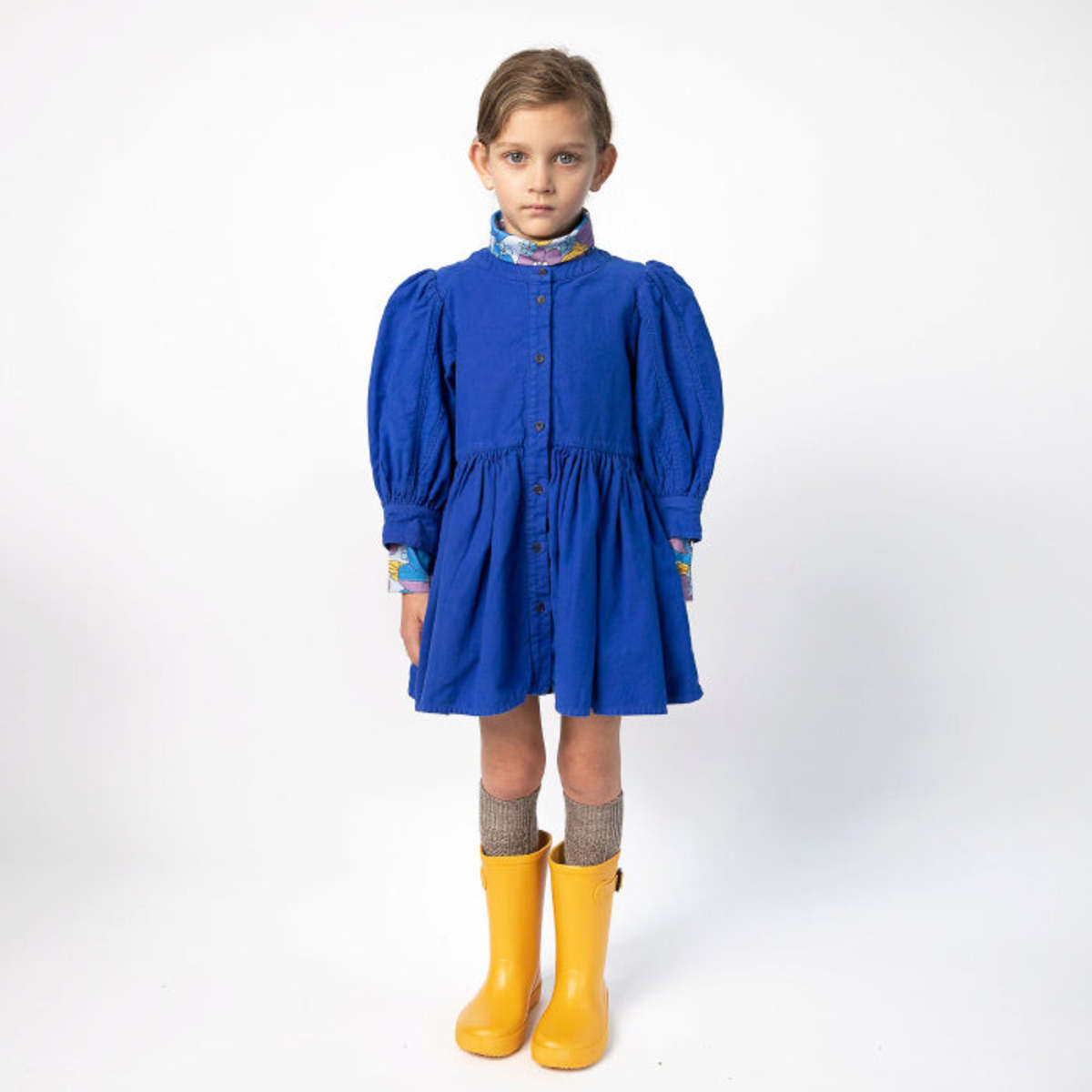morley blue dress The Morley Embroidered Trim Dress in Brilliant Blue Floral