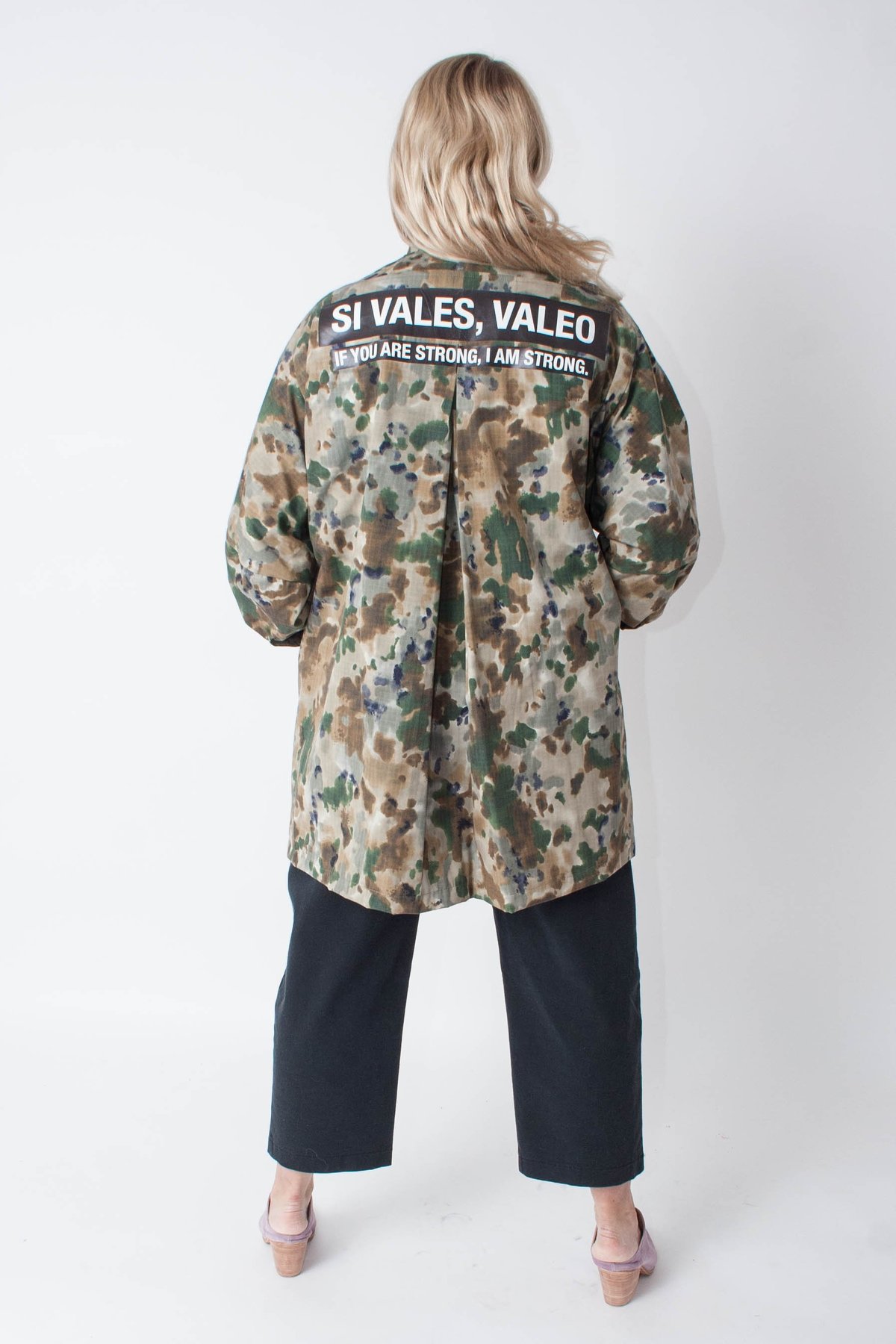 Rachel Comey Zia Short Trench - Multi Camo Ripstop | Garmentory