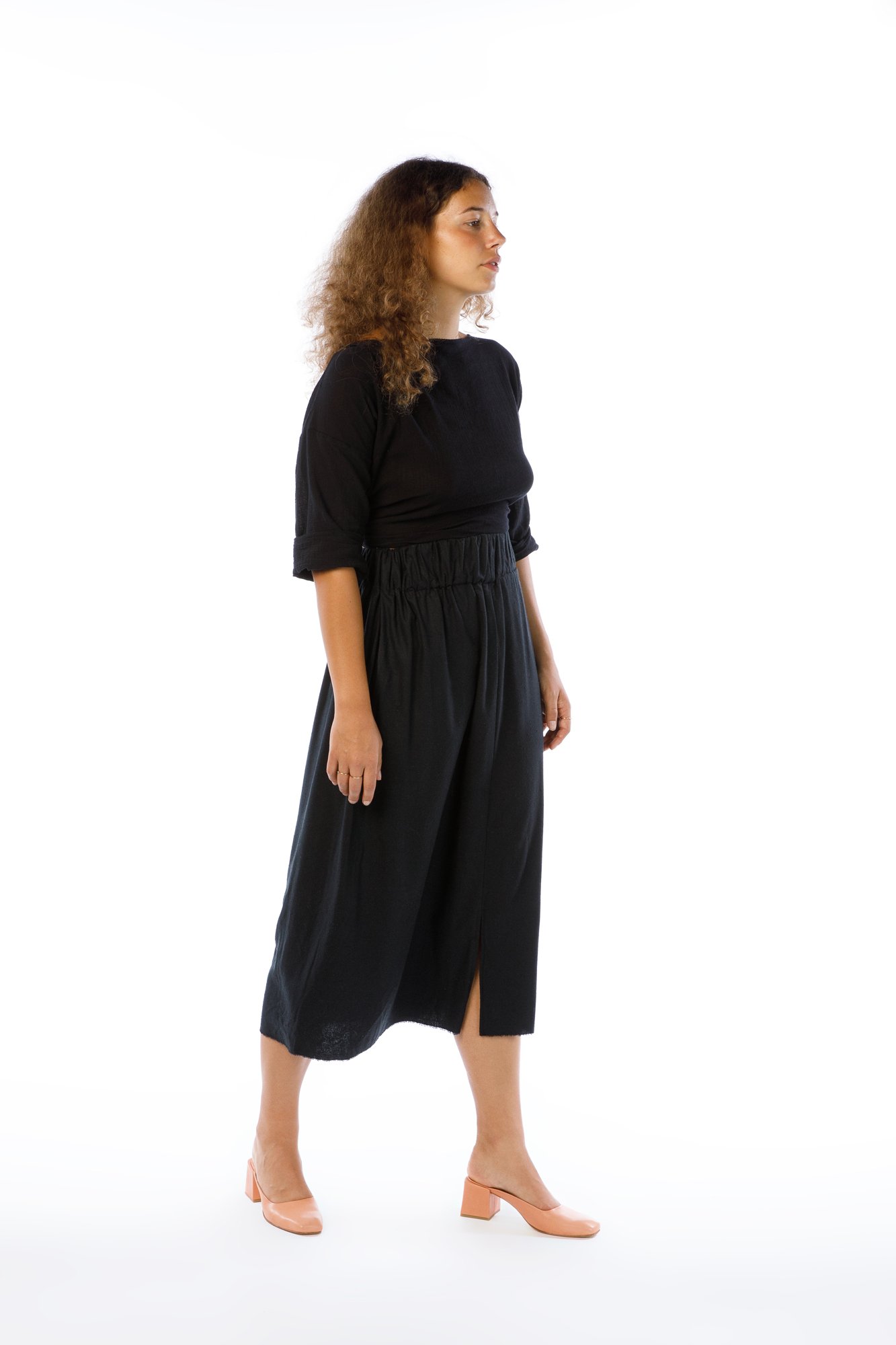 miranda bennett paper bag skirt