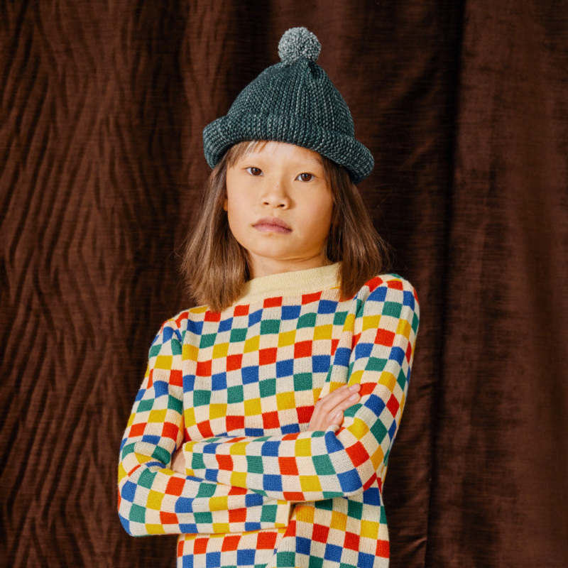 mishaandpuff Garter Hat コンフェッティ 4-8y Misha&Puff Garter Hat