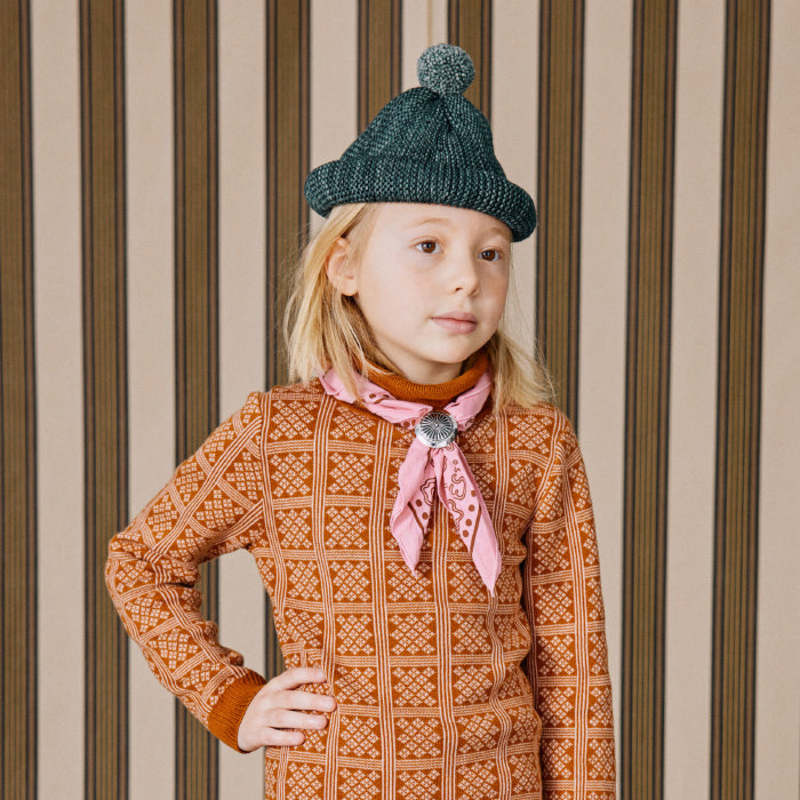 Misha & Puff Garter Hat 2-4y fox（Preview: Misha & Puff AW24