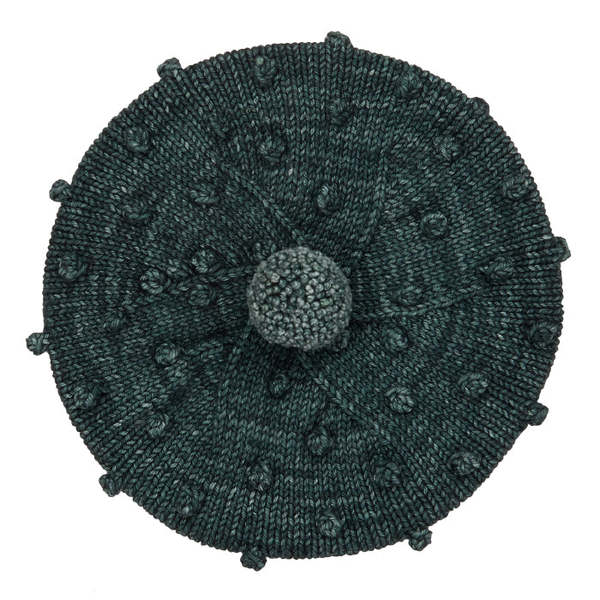 Kids Misha & Puff Popcorn Beret Hat - Camp Green | Garmentory