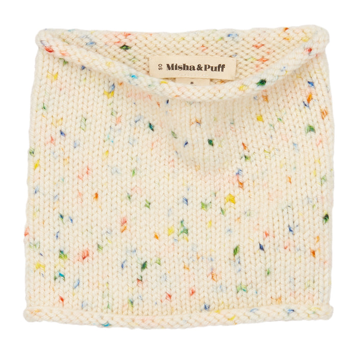 Kids Misha & Puff Rolled Cowl Scarf - Prime Confetti Cream  