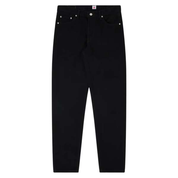 EDWIN Regular Tapered Jeans Black Unwashed Garmentory