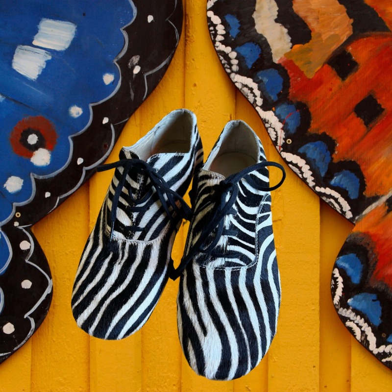 Animal Print Pony Hair Oxfords | Garmentory display picture 3