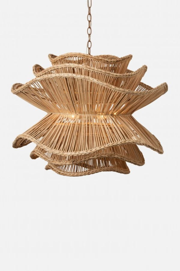 Madegoods Alondra Chandelier - Natural Rattan
