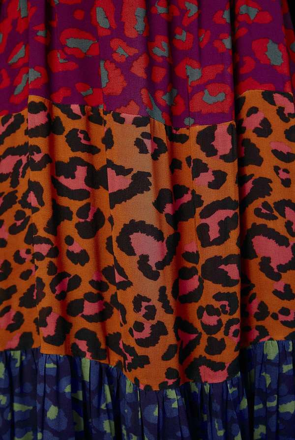 chinese dress ladies Farm Rio Provisório Printed Open Back Maxi Dress