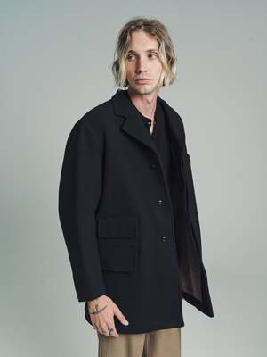 Taiga Takahashi Wool Atelier Coat - Black | Garmentory