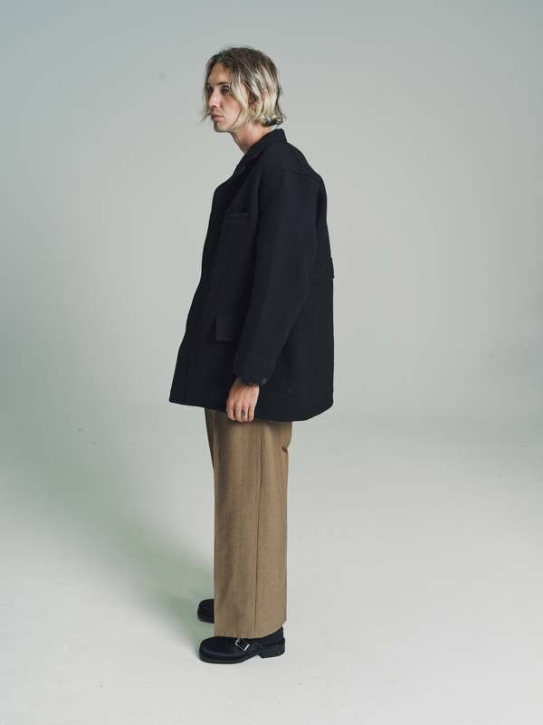 Taiga Takahashi Wool Atelier Coat - Black | Garmentory