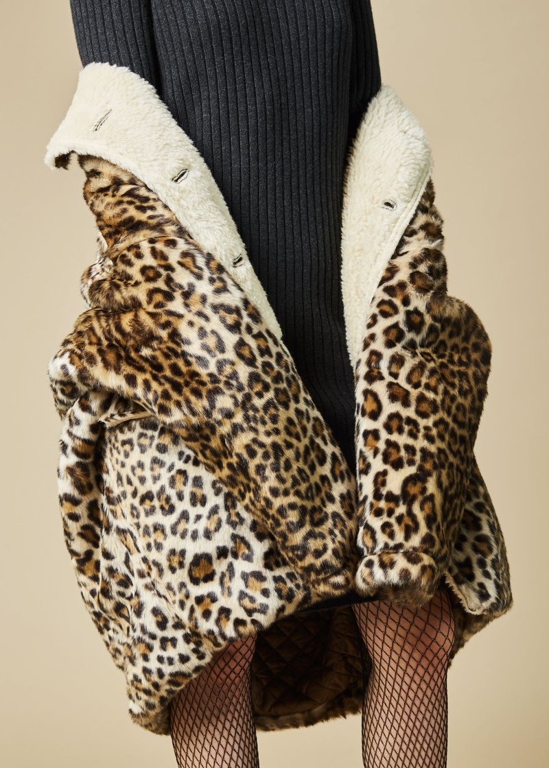 R13 Women's Leopard Hunting Coat | Garmentory