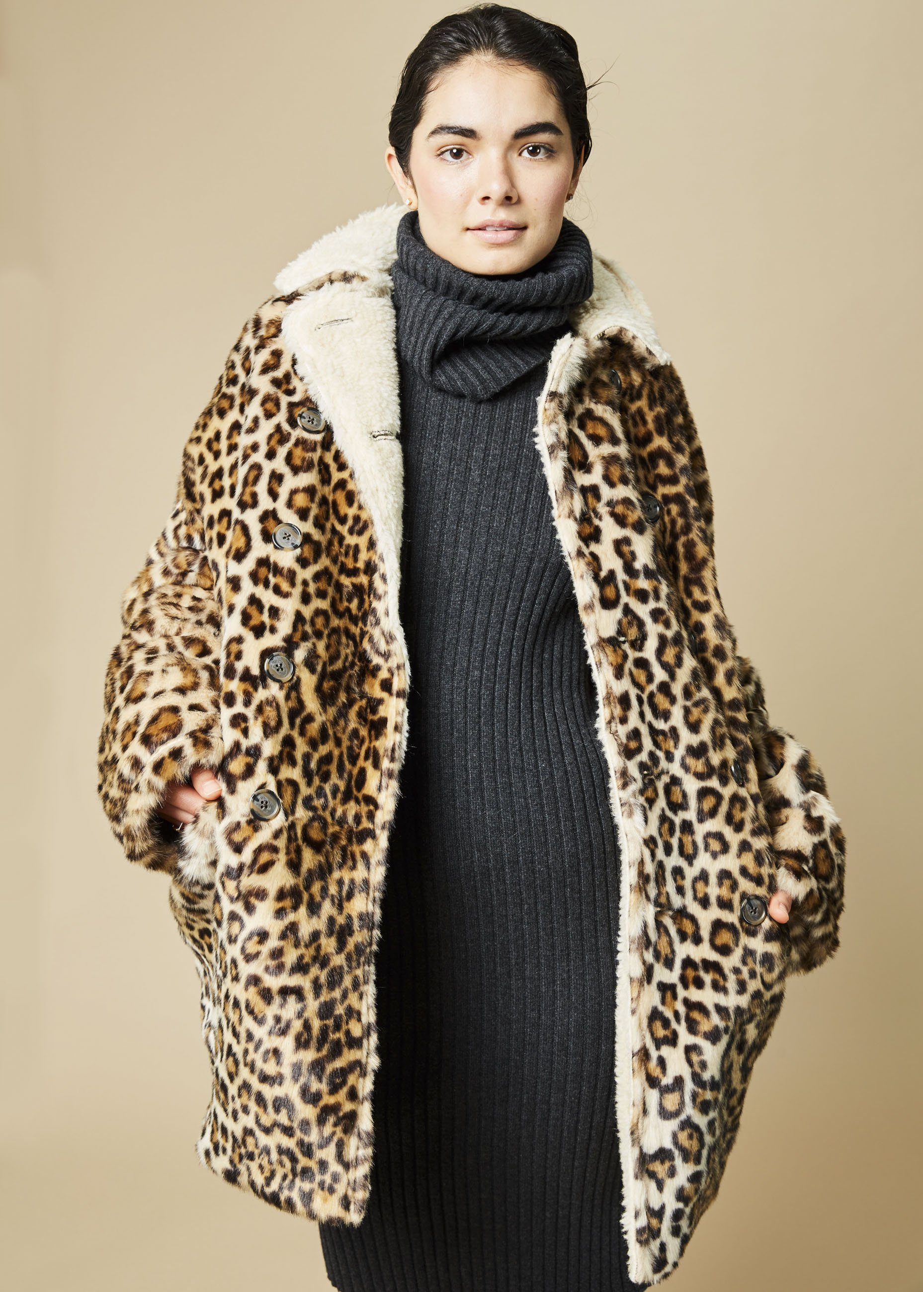 R13 Women's Leopard Hunting Coat Garmentory