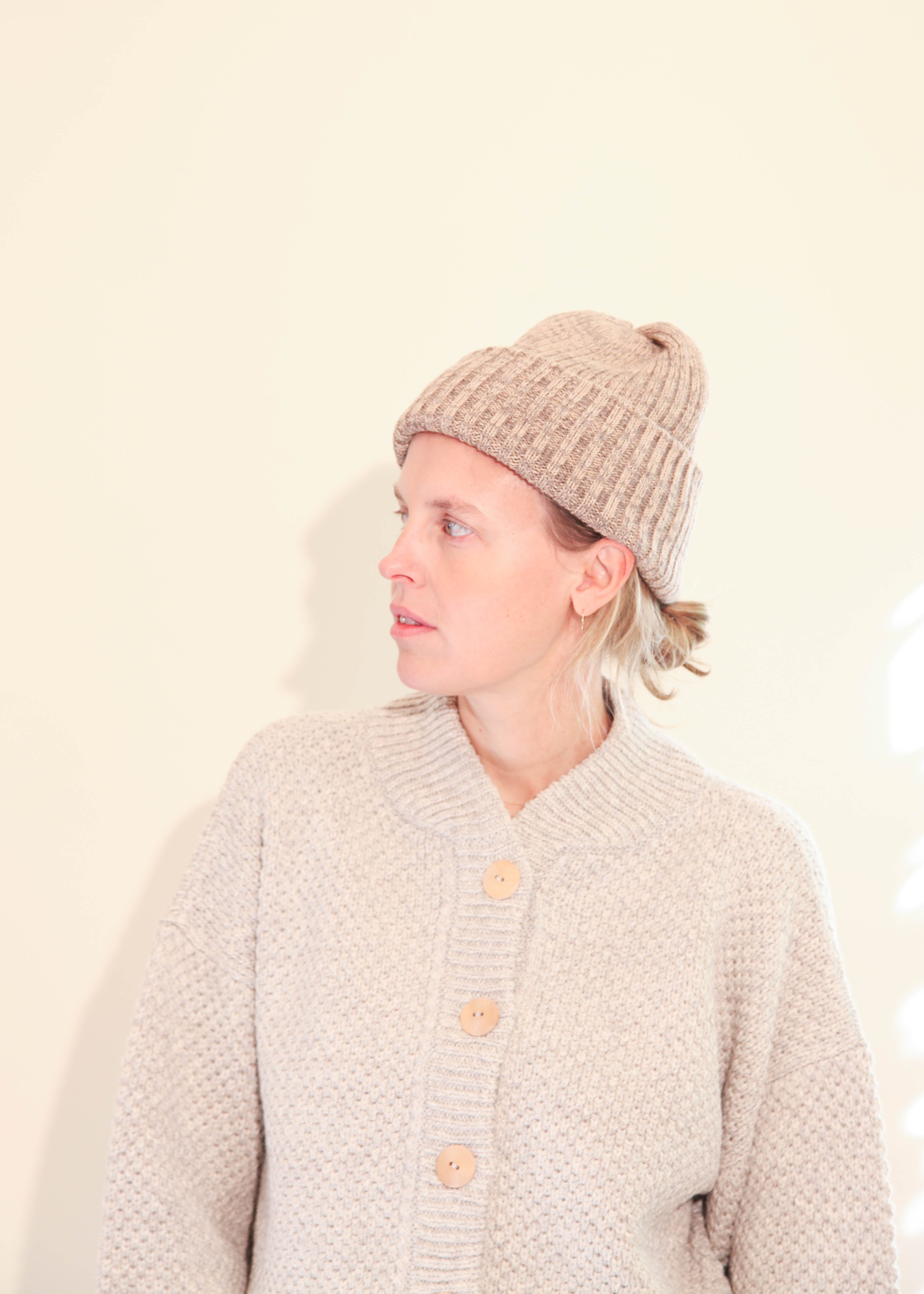 Wol Hide Marled Rib Sandstone Hat PappySpring23Product-13.jpg?v=  main image 4