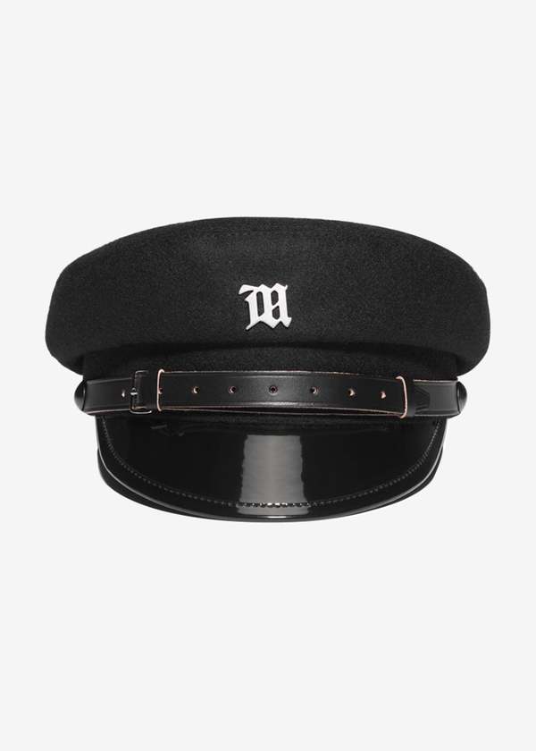MISBHV Monogram Gavroche Cap - Black | Garmentory