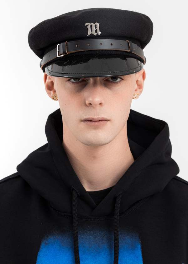 MISBHV Monogram Gavroche Cap - Black | Garmentory