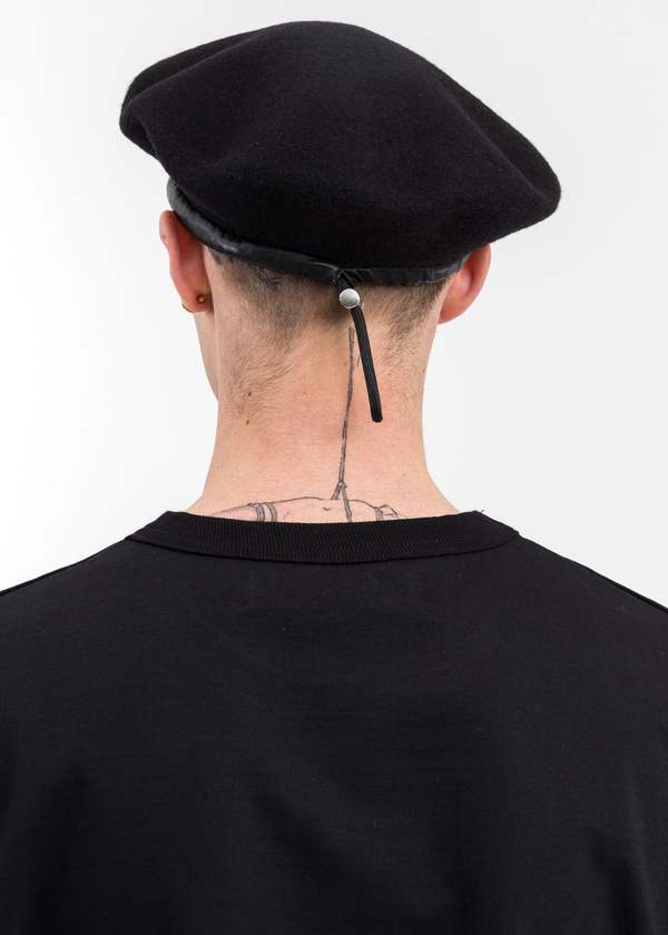 MISBHV Monogram Beret - Black | Garmentory