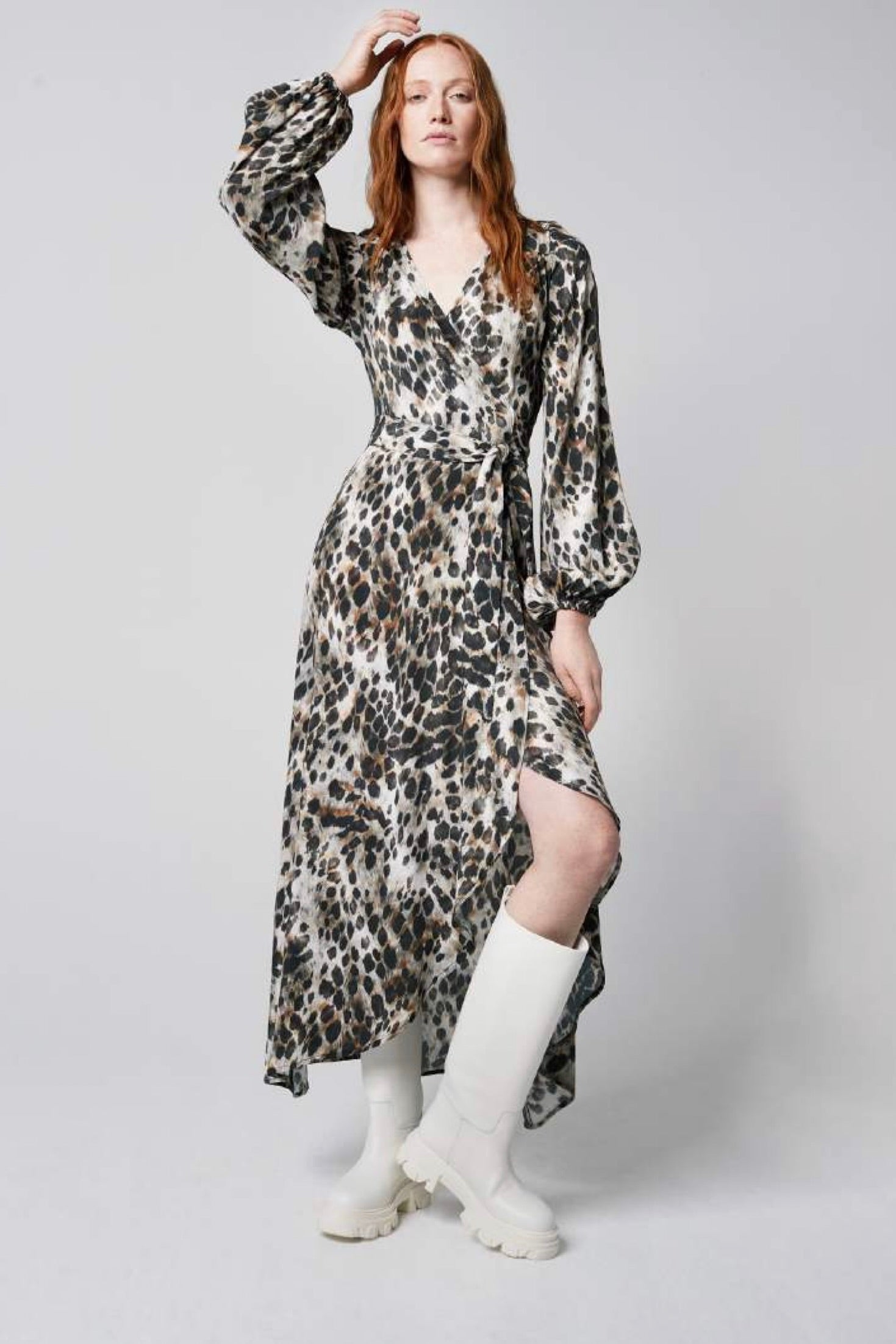 Smythe Hostess Dress Leopard Garmentory