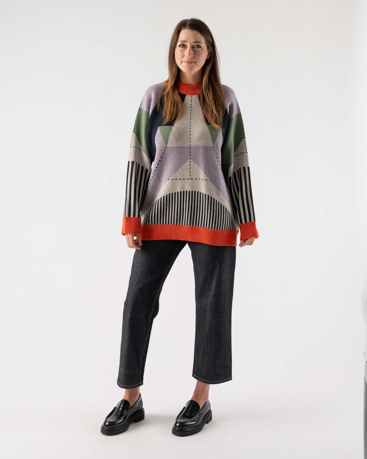 Henrik Vibskov Paper Plane Roundneck - Lavender Paper Plane