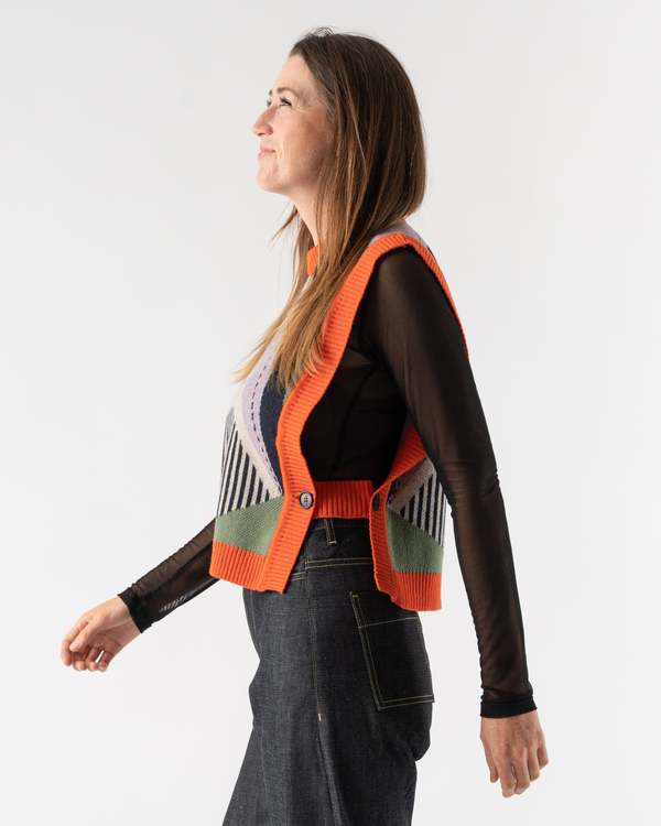 Henrik Vibskov Paper Plane Vest - Lavender Paper Plane