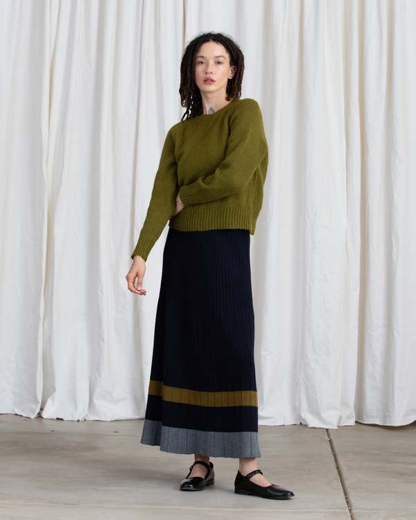 CristaSeya WASHI PAPER PLEATED SKIRT