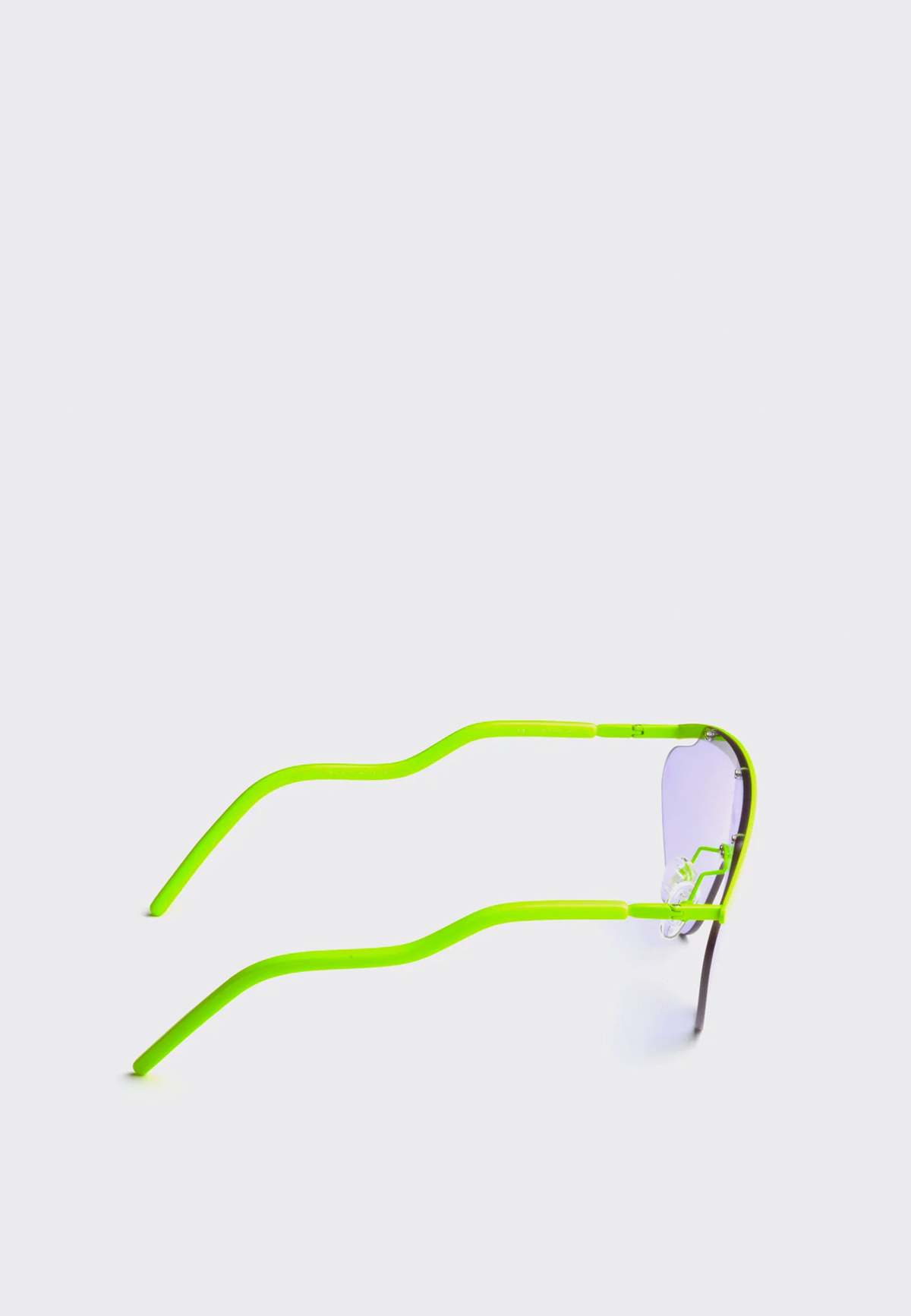 NWT AKILA x ROKIT Acid Volt Green/Violet Blue Aero Futuristic Sunglasses Astral X Crystal Blue/Green Fluo G. - ML Blue | Rudy Project main image 4