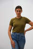 DOOZ Capricorn Knit Tee - Olive - Thumbnail 2