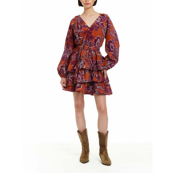 Love The Label Kiki Mini Dress - Indigo Girl Plum | Garmentory