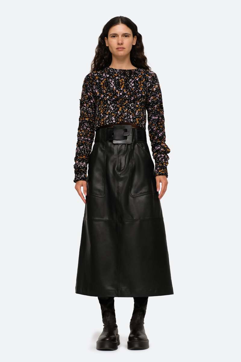 sea new york Ayden Skirt レザースカート