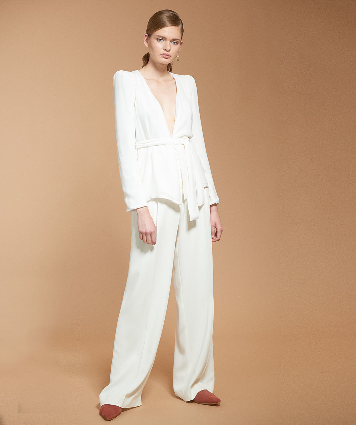 Ryan Roche Wide Leg Trousers | Garmentory display picture 1