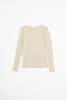 all row Seam Detail Long Sleeve - Cream - Thumbnail 6