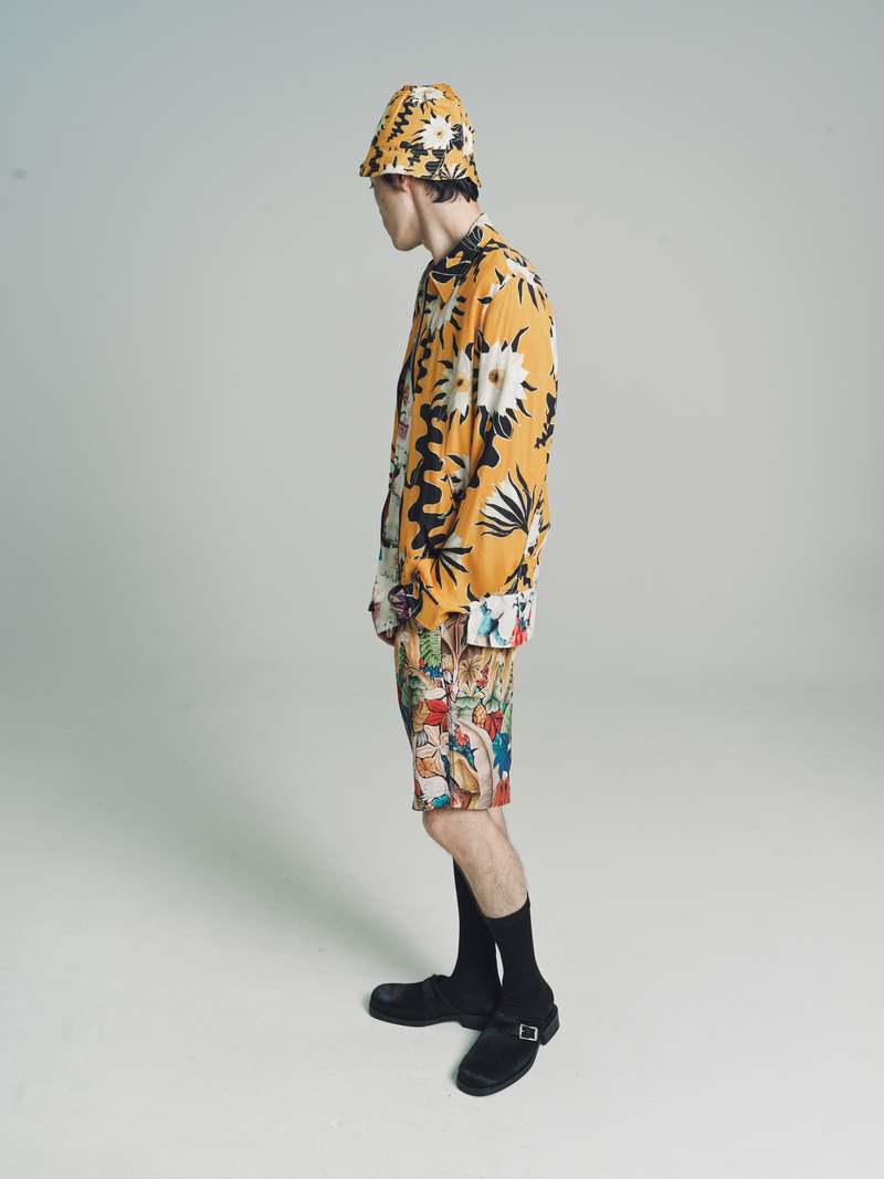 Endless Joy Epiphyllum Zip Blouson Jacket - Floral Print