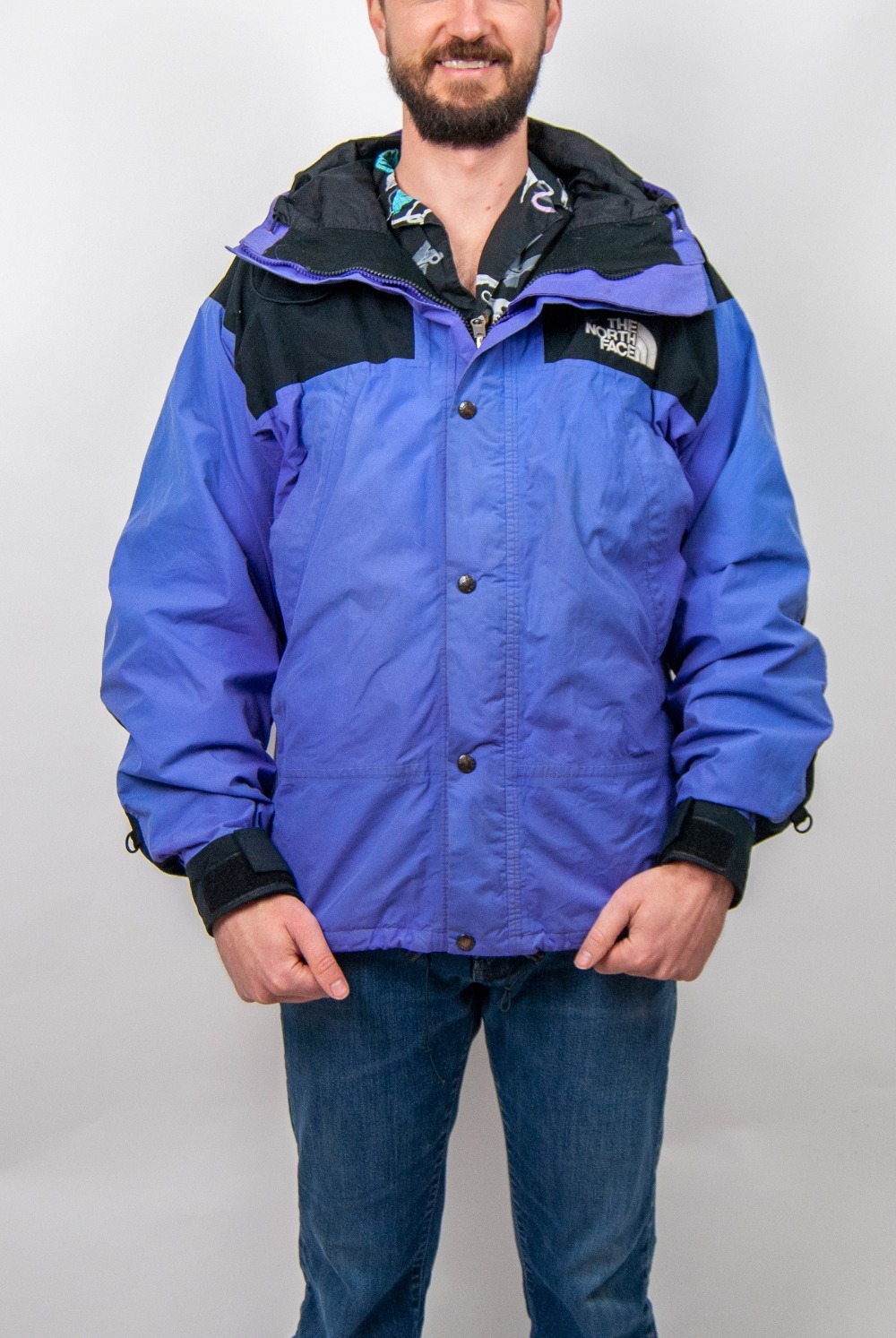 90s ノースフェイス マウンテンパーカー ブルー GORE-TEX