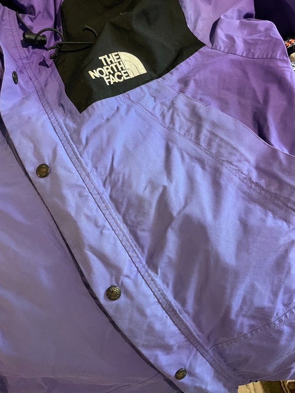 90s purple north face goretex jacket | Garmentory