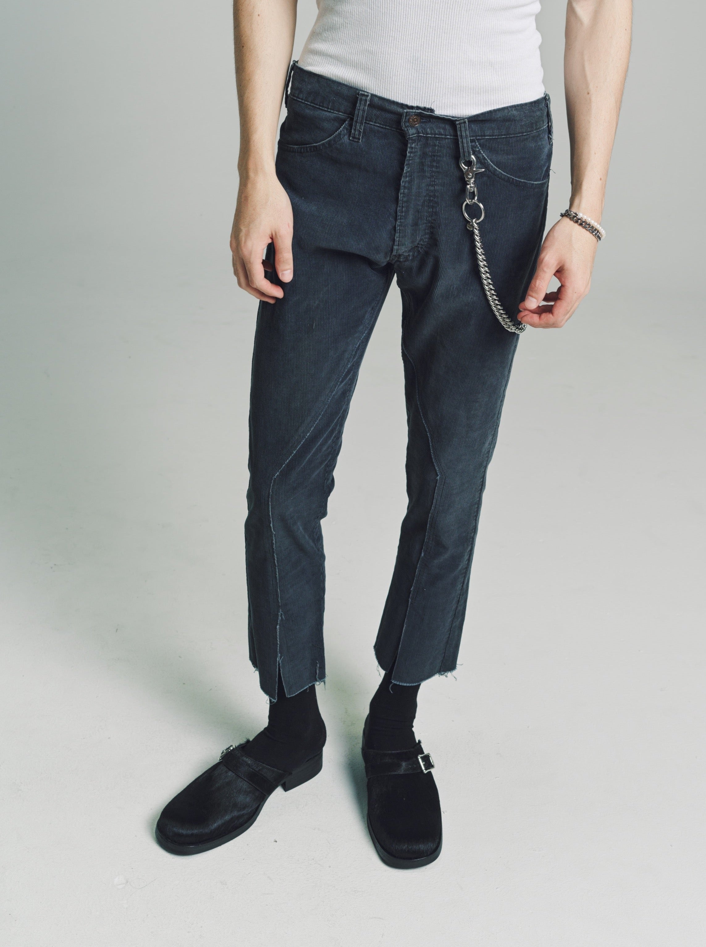 OLD PARK オールドパーク OP-225 SLIT JEANS 【公式通販】